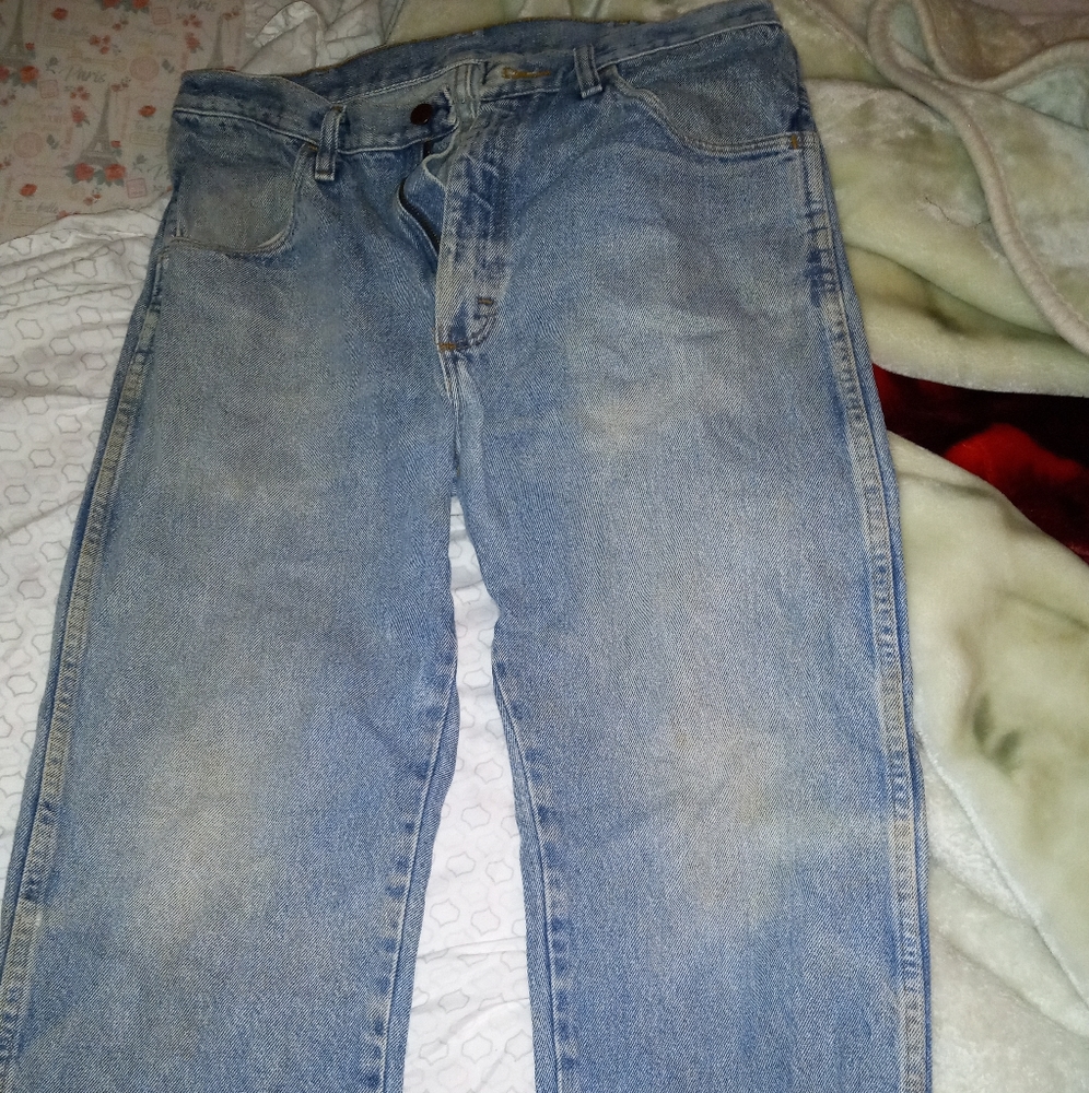 (ONLY CREDIT) RUSTLER Brand 38×40 Size Men's Blue-Jeans.